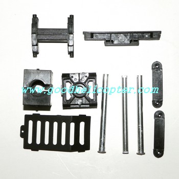 mjx-f-series-f39-f639 helicopter parts Fixed set for main frame and servo (10pcs)